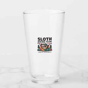 Grappige luiaard wandelen - Dit grappige luiaard-w Glas