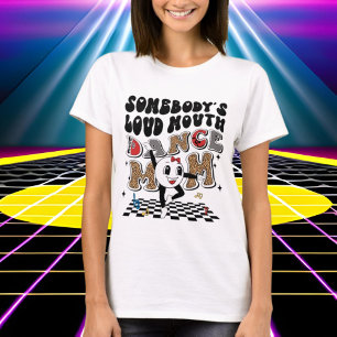grappige luide mond dansen Mam woord kunst T-shirt
