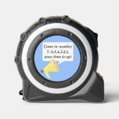 Grappige luidsprekernummers Humor Quote meten Rolmaat (Voorkant)