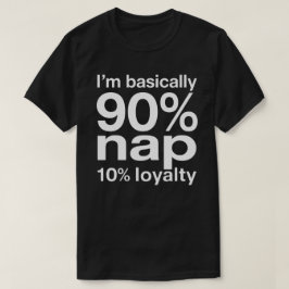 Grappige Luie Hond Humor Sarcastisch Ontwerp T-shirt