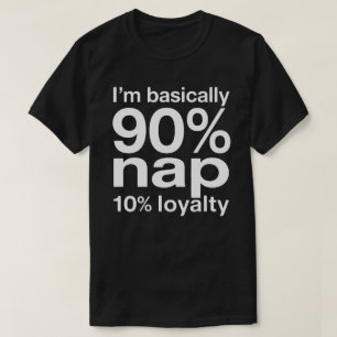 Grappige Luie Hond Humor Sarcastisch Ontwerp T-shirt