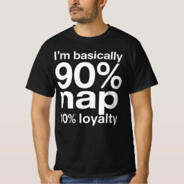Grappige Luie Hond Humor Sarcastisch Ontwerp T-shirt