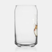 Grappige luie kat - 'Ik doe dit morgen' Blikvorm Glas (Rechts)