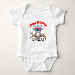 Grappige luie koala romper