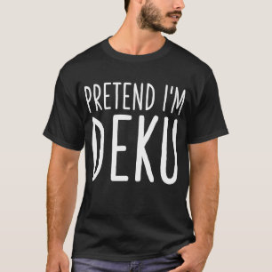 Grappige Luie Laatste Minuut T-shirt Doe alsof ik