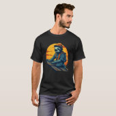 Grappige Luie Luiaard Dakdekker T-shirt (Voorkant volledig)