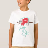 Grappige luie luiaard t-shirt (Voorkant)