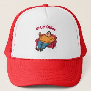 Grappige Luie Man Muts - Humoristische Muts Trucker Pet