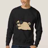 grappige luie pug Classic T-Shirt 346 (Voorkant)
