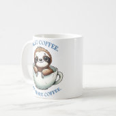 Grappige luiheid sublimatie koffiemok (Voorkant links)