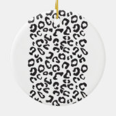 Grappige Luipaard Dier Keramisch Ornament (Achterkant)