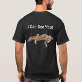 Grappige Luipaardgekko Bewerkbaar T-shirt (Achterkant)