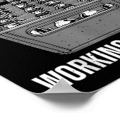 Grappige luizen officier ontwerp voor mannen vrouw poster (Hoek)