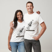 Grappige Maanlander T-shirt (Unisex)