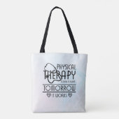 Grappige maar echte fysiotherapie Canvas tas (Achterkant)