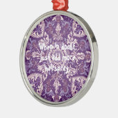 Grappige maar Elegante Kerstcadeaus voor kappers Metalen Ornament (Links)