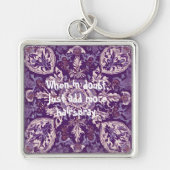 Grappige maar Elegante Kerstcadeaus voor kappers Sleutelhanger (Voorkant)