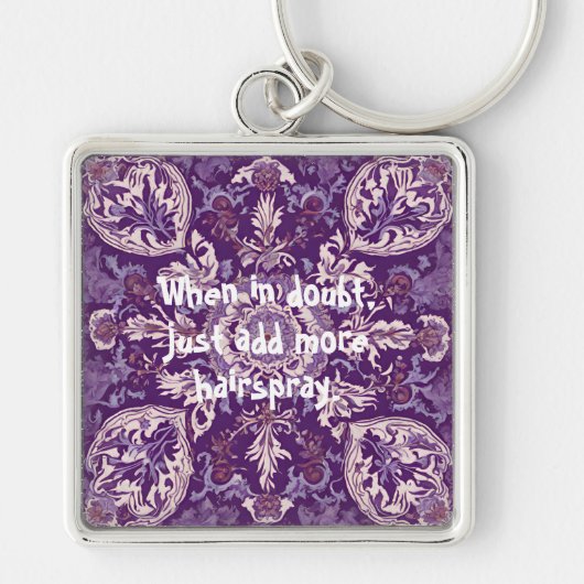 Grappige maar Elegante Kerstcadeaus voor kappers Sleutelhanger (Voorkant)