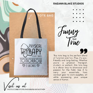 Grappige maar Ware Fysiotherapie Boodschappentas Tote Bag