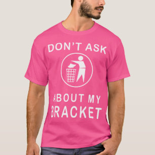 Grappige maart basketbal beugel t-shirt