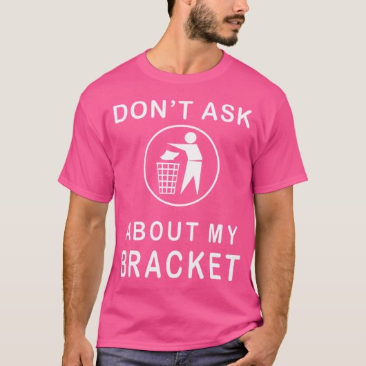 Grappige maart basketbal beugel t-shirt (Voorkant)