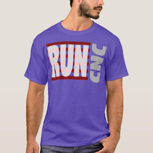 grappige machinist shirten g28 cnc run cnc t-shirt (Voorkant)