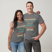 Grappige Machinist T-shirt (Unisex)