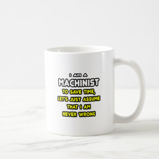 Grappige Machinist T-shirts en geschenken Koffiemok