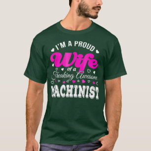 Grappige Machinisten Vrouw Jubileum Gift T-shirt