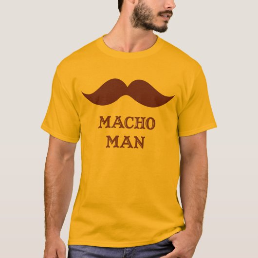 Grappige Macho Man Snavel T-shirt (Voorkant)