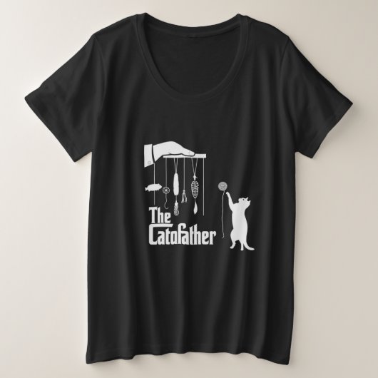 Grappige Maffia Kat Parodie Grafische T-shirt (Design voorkant)