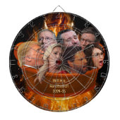 Grappige MAGA Republikeinse Hel in een Handbasket Dartbord (Voorkant)