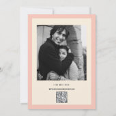 Grappige Magic Ball Roze Zwart Save the date (Achterkant)