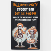 Grappige magische heksendrankketel spandoek (Verticaal)