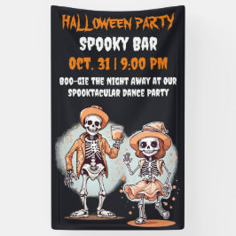 Grappige magische heksendrankketel spandoek