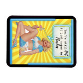 Grappige magneet Beste vriendin cadeau "Hot" (Horizontaal)