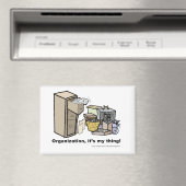 Grappige magneet over organisatie (Insitu (Vaatwasser))