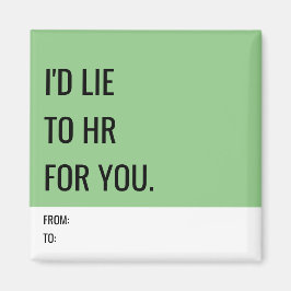 Grappige magneet voor collega's