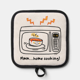 Grappige Magnetron Thuis Koken Pannenlap