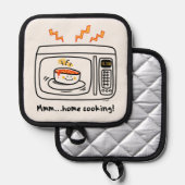 Grappige Magnetron Thuis Koken Pannenlap (Voorkant / Achterkant)