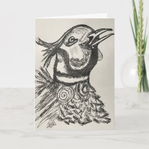 Grappige Magnipheasant Buiten Vaderdag  Kaart