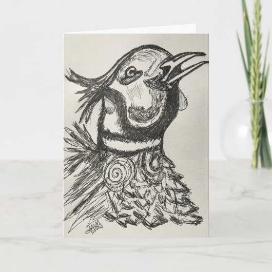 Grappige Magnipheasant Buiten Vaderdag  Kaart (Voorkant)