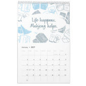 Grappige Mahjong citaten 2025 Kalender (Jan 2027)