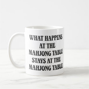 Grappige Mahjong-liefhebber Citaat Mahj Humor Pret Koffiemok