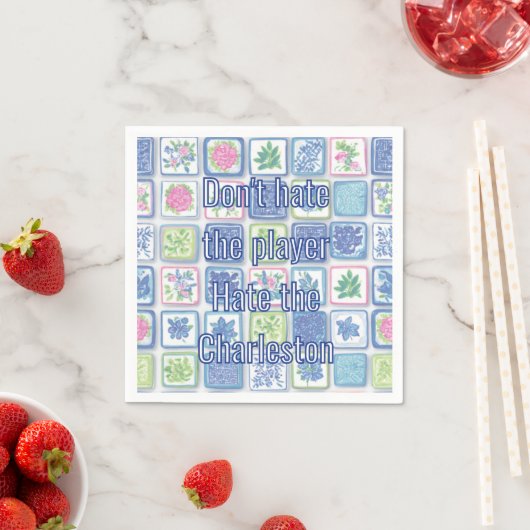 Grappige Mahjong Servetten Feestartikelen (Insitu)