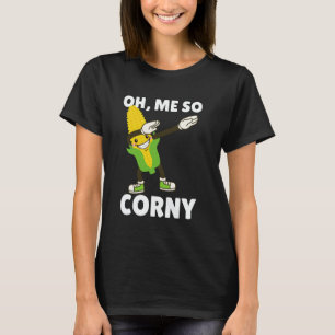 Grappige maïs voor mannen vrouwen kinderen boer ge t-shirt