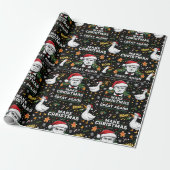 Grappige Make Christmas Great Again Gans Meme Cadeaupapier (Uitgerold)