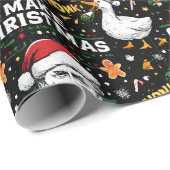 Grappige Make Christmas Great Again Gans Meme Cadeaupapier (Rol Hoek)