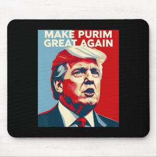 Grappige Make Purim Great Again Purim Kostuum Trum Muismat