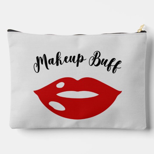 grappige Make-up Buff woord art Etui (Achterkant)
